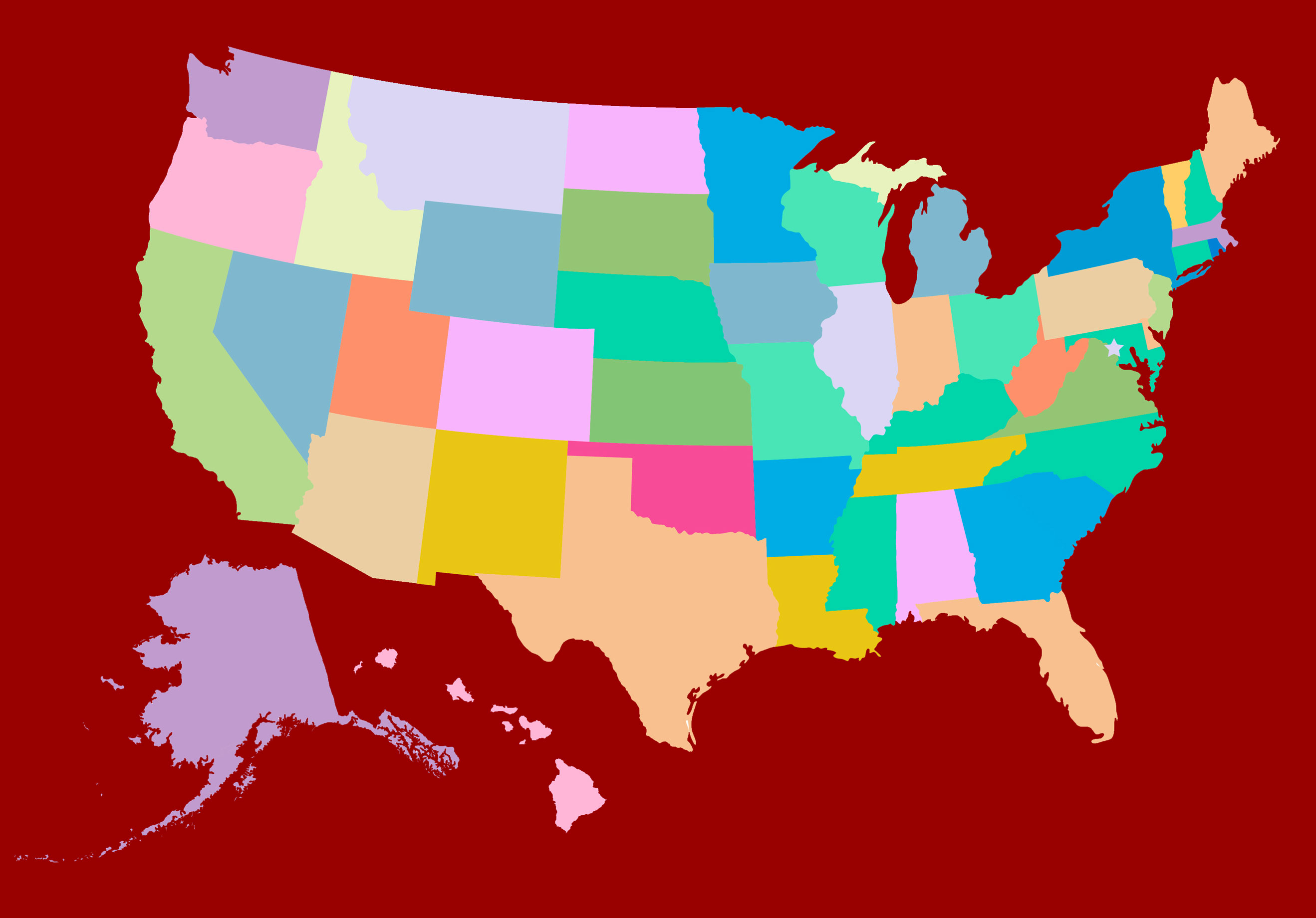 Map of USA